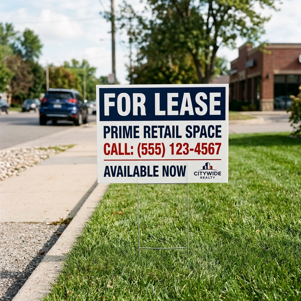 Coroplast yard signs