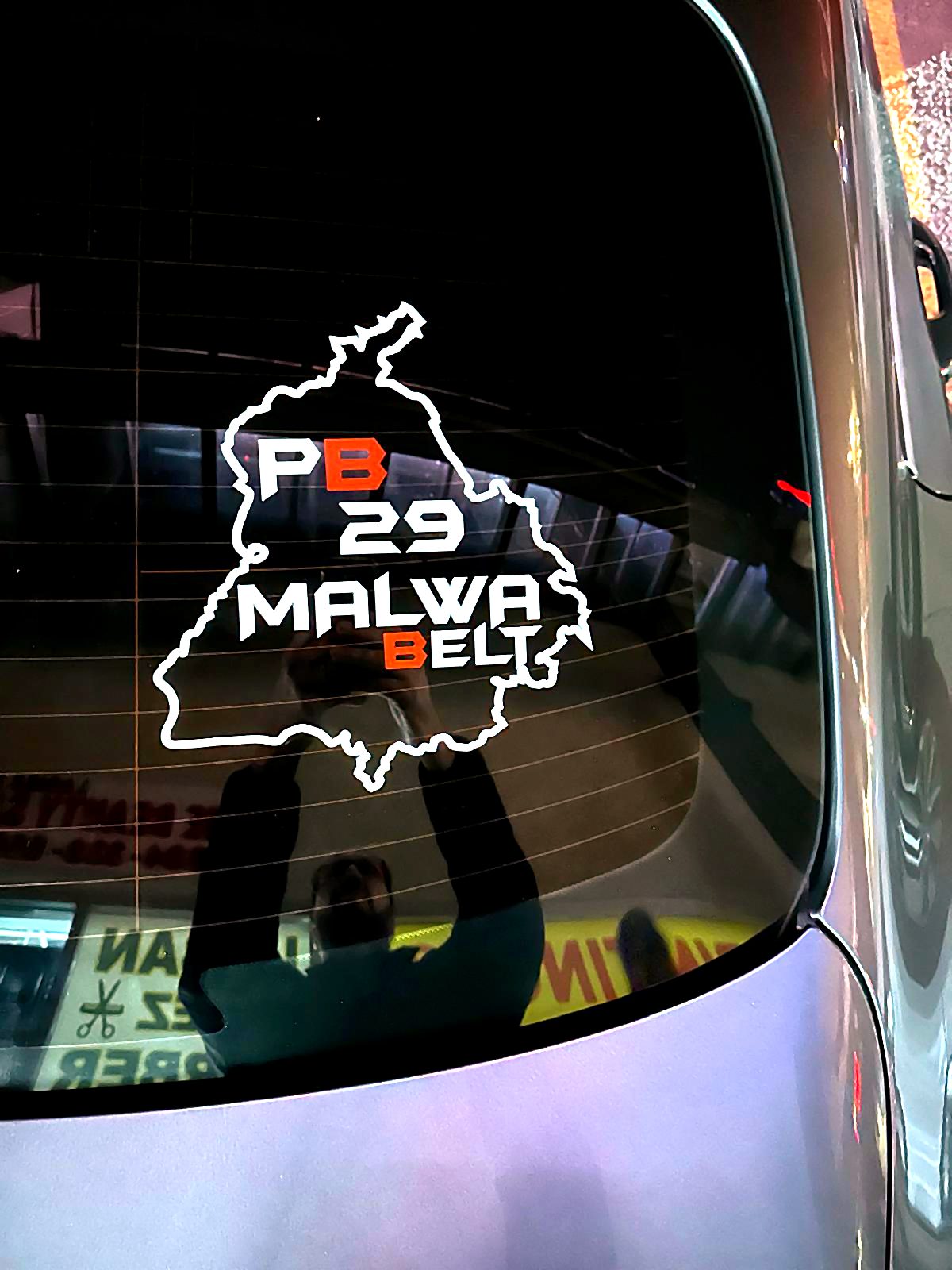 Custom car window decal